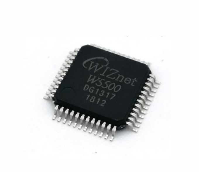 W5500 WIZnetのイーサネットCTLR単一の破片ICの電子工学の部品0